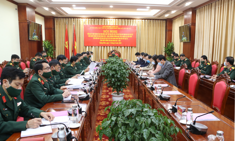Tổng kết thực hiện Đề án tìm kiếm, quy tập hài cốt liệt sĩ giai đoạn 2013-2020