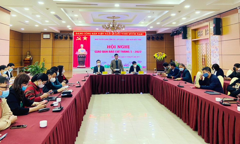 Hội nghị giao ban báo chí tháng 1/2022