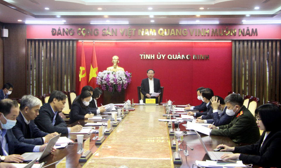 Hội nghị kiểm điểm tập thể, cá nhân các đồng chí Ủy viên BTV Tỉnh ủy