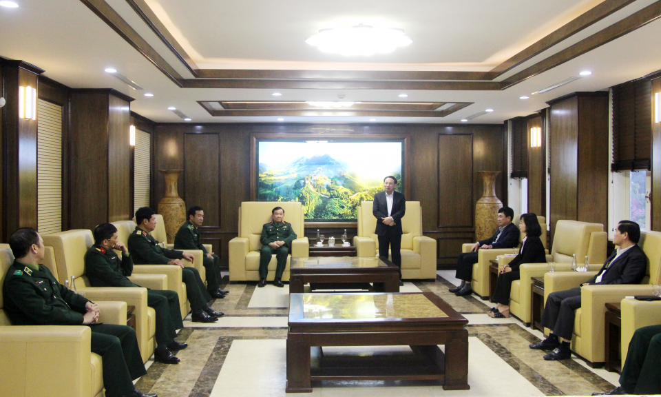 Thượng tướng Hoàng Xuân Chiến, Thứ trưởng Bộ Quốc phòng thăm, chúc tết tỉnh Quảng Ninh