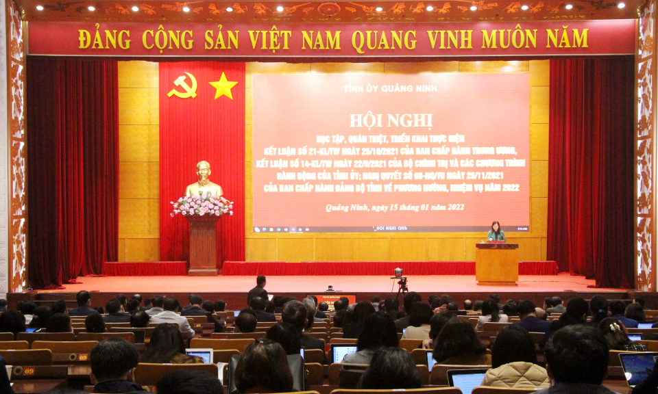 Hội nghị học tập, quán triệt, triển khai thực hiện kết luận, nghị quyết của Trung ương, của tỉnh