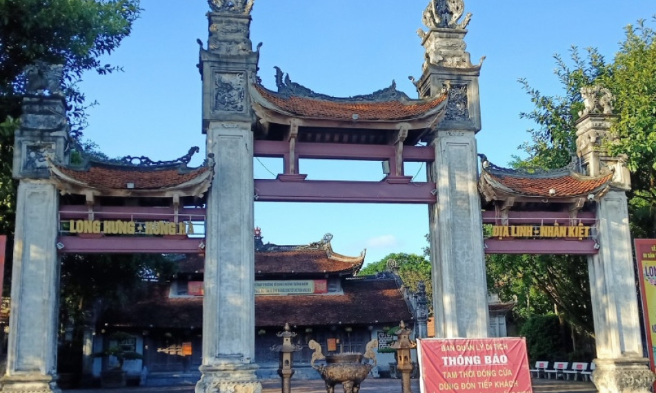 Thái Bình dừng tổ chức Lễ hội đền Trần và Ngày hội Văn hóa, Thể thao và Du lịch