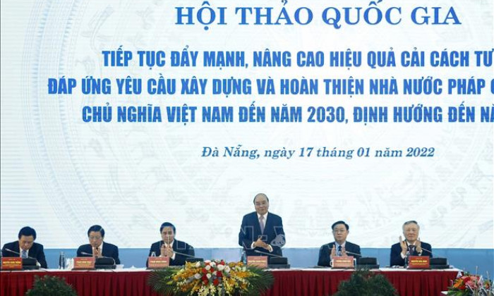 Hội thảo quốc gia về Cải cách tư pháp nhằm xây dựng và hoàn thiện Nhà nước pháp quyền