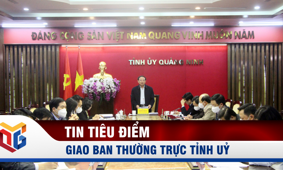 Giao ban Thường trực Tỉnh ủy