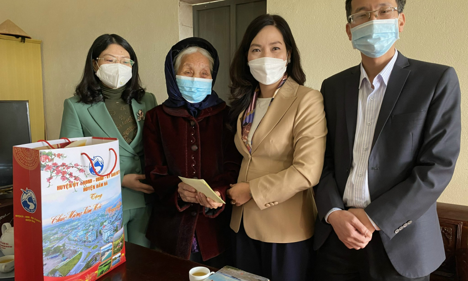 Lãnh đạo tỉnh thăm, chúc Tết tại huyện Đầm Hà