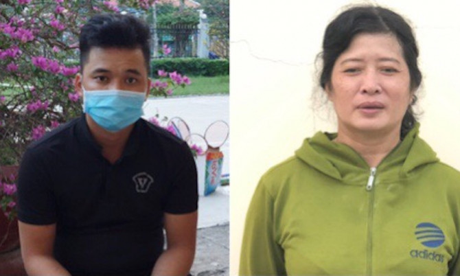 Hai mẹ con đang "sản xuất" tiền giả thì bị "tóm"
