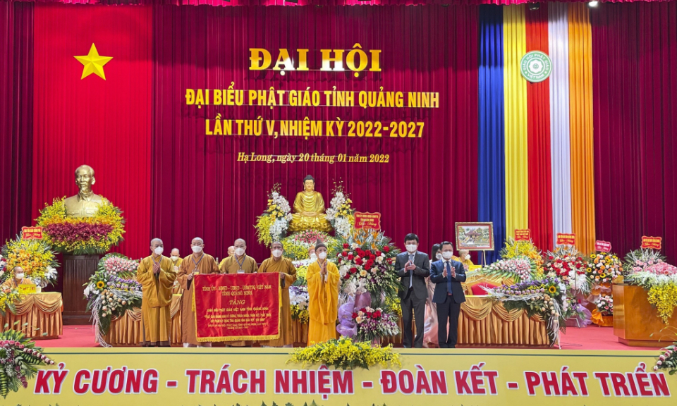 Đại hội đại biểu Phật giáo tỉnh Quảng Ninh lần thứ V, nhiệm kỳ 2022-2027