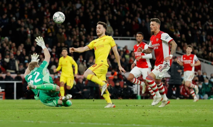 Hạ chủ nhà Arsenal, Liverpool vào chung kết Cup Liên đoàn