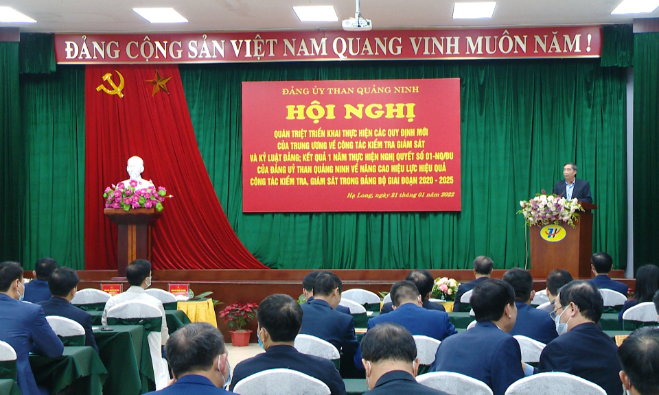 Đảng ủy Than Quảng Ninh: Quán triệt quy định của Trung ương về công tác kiểm tra, giám sát