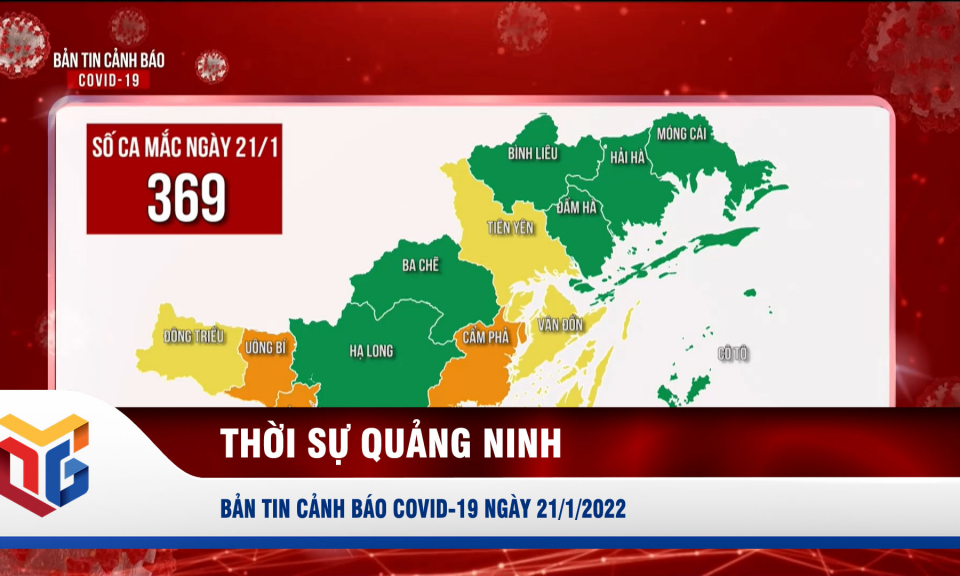 Bản tin cảnh báo Covid-19 ngày 21/1/2022