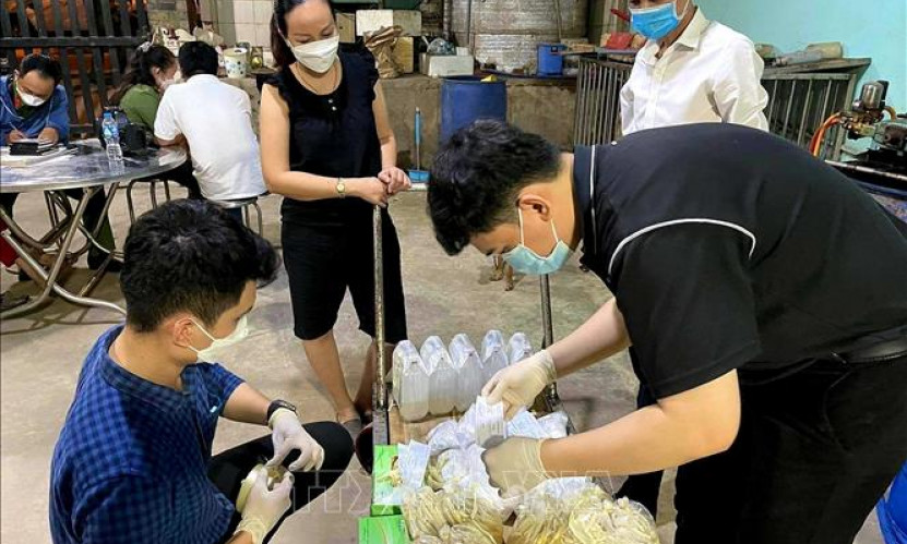Thành phố Hồ Chí Minh: Thu giữ hơn 4 tấn ngó sen ngâm hóa chất