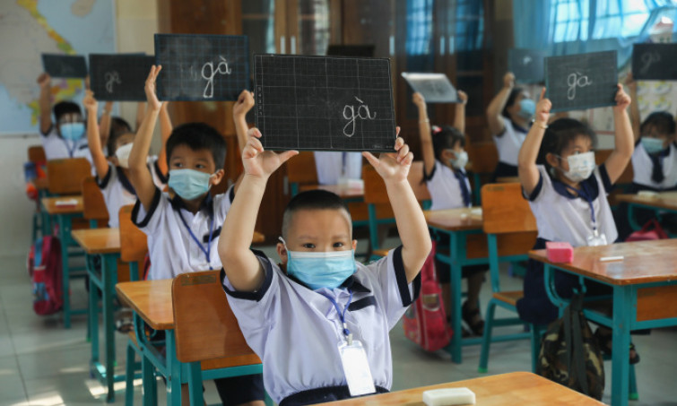 TP HCM cho trẻ mầm non, tiểu học đến trường từ 14/2