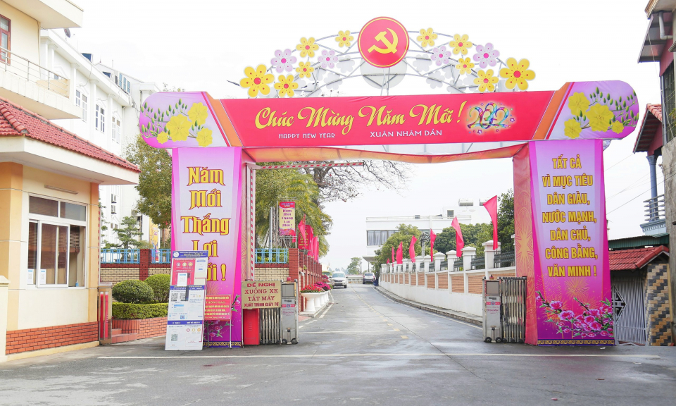 Đông Triều: Chỉnh trang đô thị đón xuân