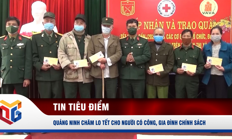 Quảng Ninh chăm lo Tết cho người có công, gia đình chính sách