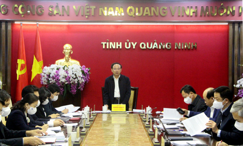 Hội nghị Ban Thường vụ Tỉnh ủy
