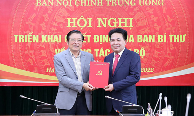 Ban Bí thư Trung ương Đảng bổ nhiệm nhân sự mới
