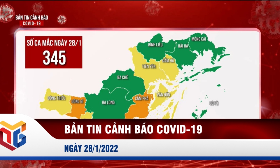 Bản tin cảnh báo Covid-19 ngày 28/1/2022