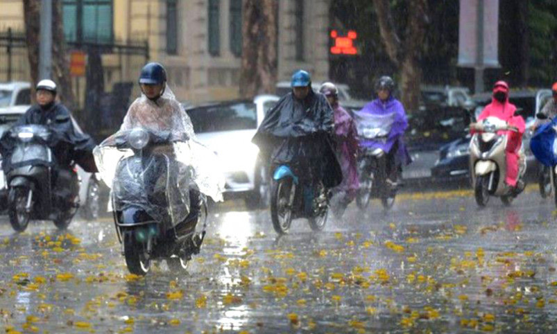 Ngày 29/1, Bắc Bộ mưa dông, đêm chuyển rét đậm, rét hại