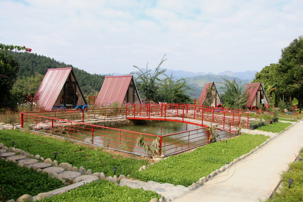 Homestay Hoa sở khai thác hiệu quả lợi thế cảnh quan thiên nhiên tươi đẹp của rừng sở thôn Đồng Long, xã Đồng Tâm (Bình Liêu).