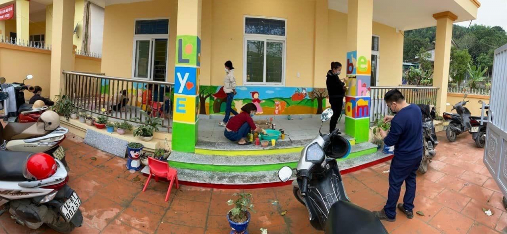 Ba Che district's Don Dac Kindergarten