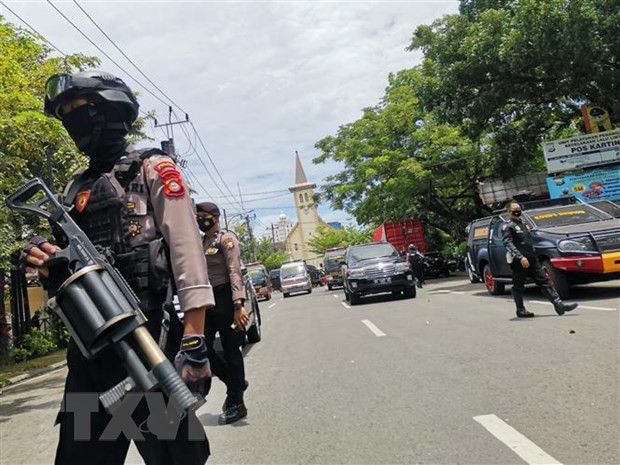 Indonesia bat giu 3 phan tu tinh nghi khung bo lien quan den IS hinh anh 1