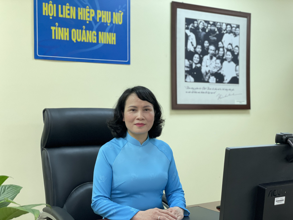 Đồng chí Nguyễn Thị Vinh, Chủ tịch Hội LHPN tỉnh Quảng Ninh