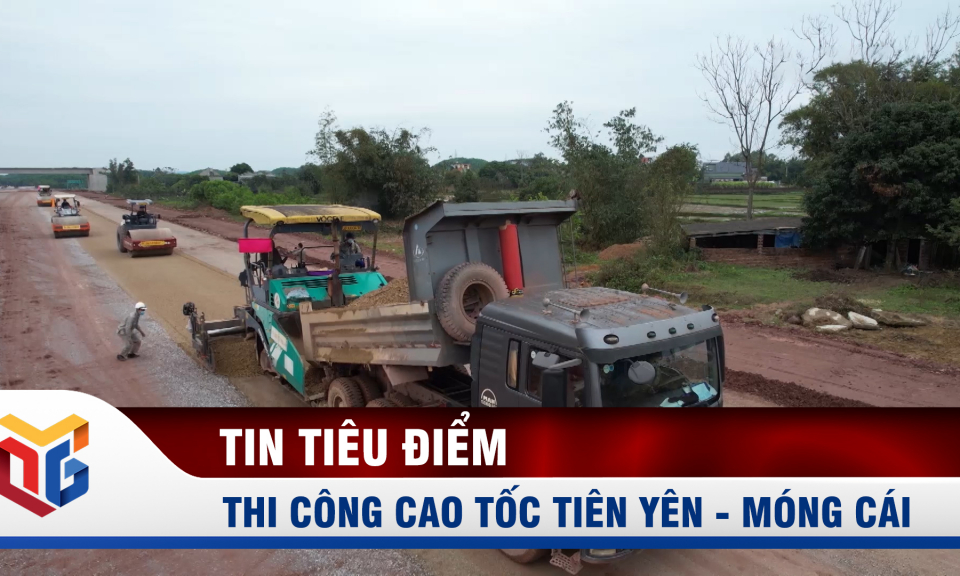 Khí thế thi công cao tốc Tiên Yên - Móng Cái đầu năm mới