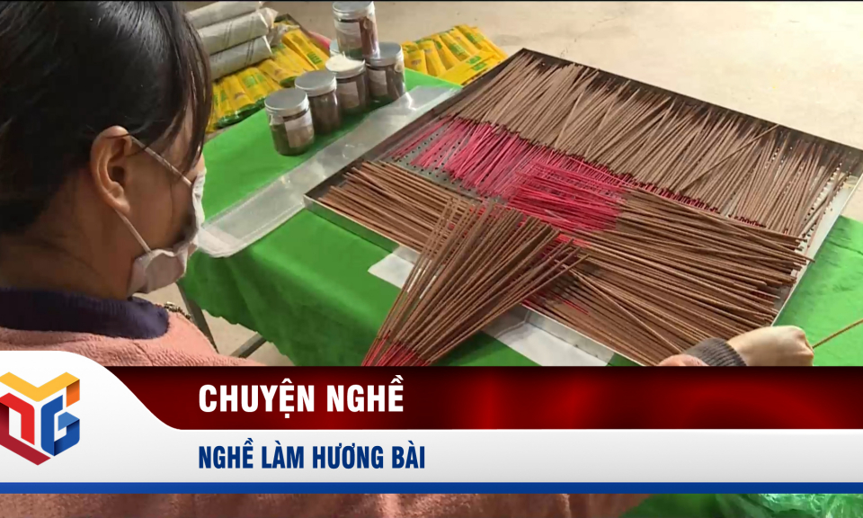 Nghề làm hương bài