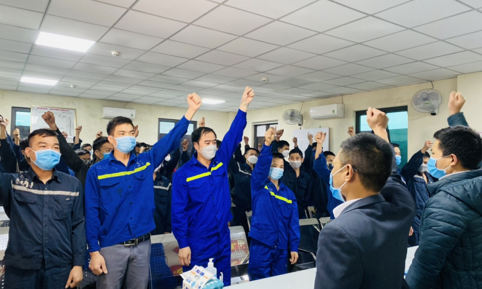 Khí thế sản xuất than đầu xuân mới