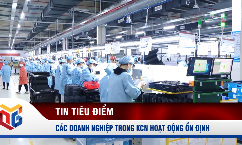 Các doanh nghiệp trong KCN hoạt động ổn định