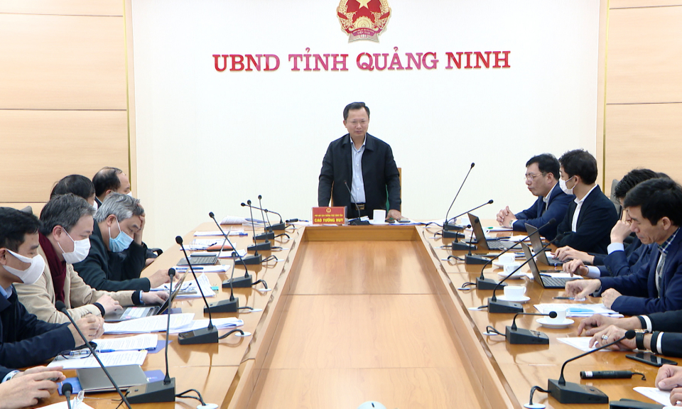UBND tỉnh họp đánh giá tiến độ triển khai một số dự án trọng điểm