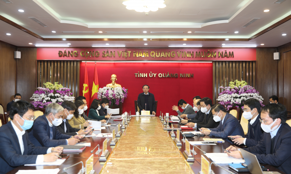 Giao ban Thường trực Tỉnh ủy