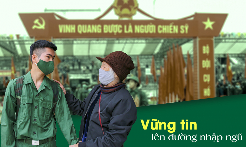 Vững tin lên đường nhập ngũ