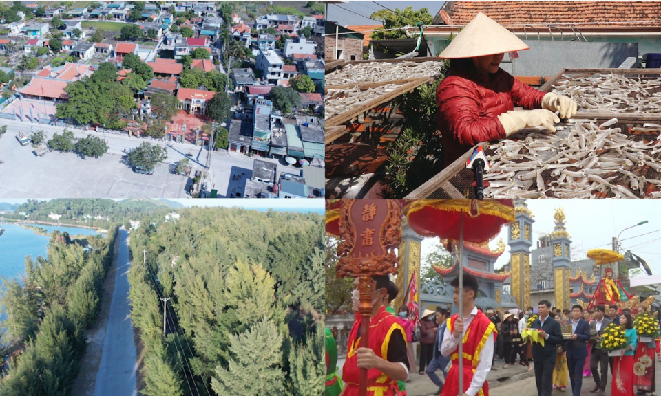 Quan Lạn về đích nông thôn mới nâng cao