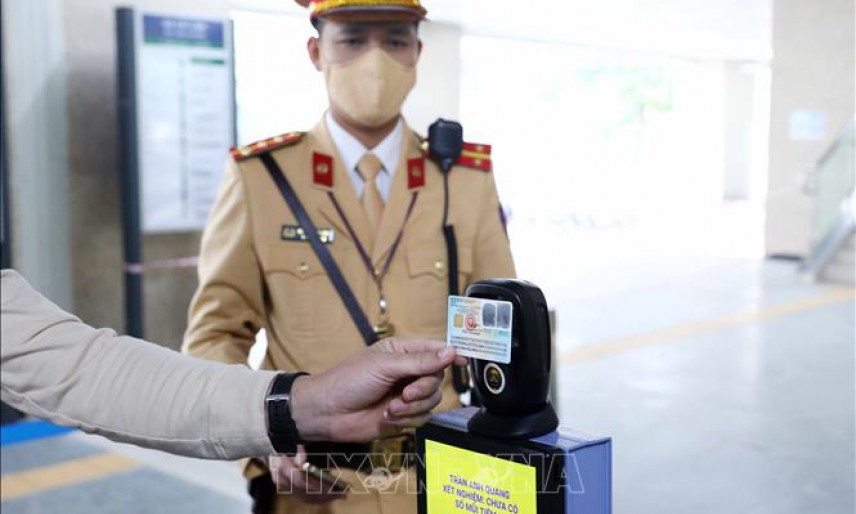 Chia sẻ dữ liệu giữa hai hệ thống dân cư và giấy phép lái xe trong tháng 3/2022 