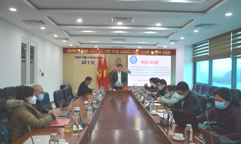 Hội nghị nghe báo cáo kết quả triển khai hoạt động của trạm y tế sau khi tổ chức lại