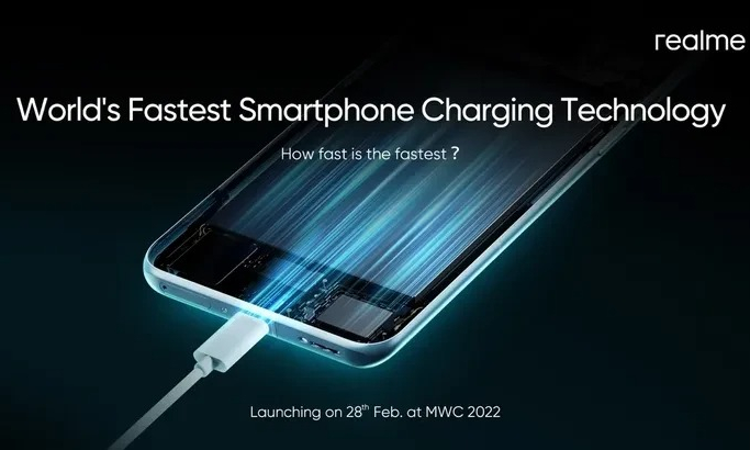 Realme sẽ trình làng công nghệ sạc smartphone nhanh nhất thế giới vào ngày 28/02