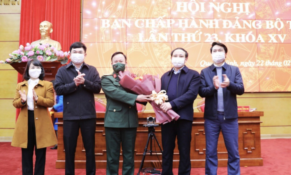 Đại tá Khúc Thành Dư tham gia Ban Thường vụ Tỉnh ủy