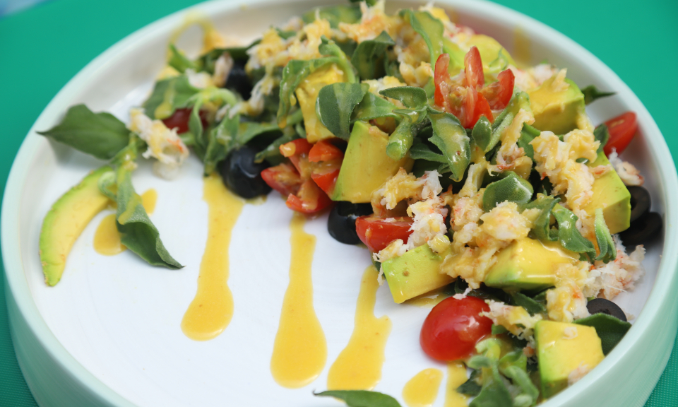 Salat bông tuyết Bình Liêu tôm cháy