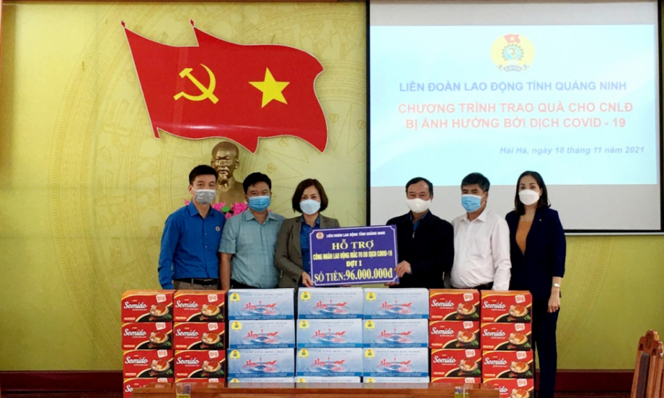 LĐLĐ tỉnh cùng người lao động vượt qua đại dịch