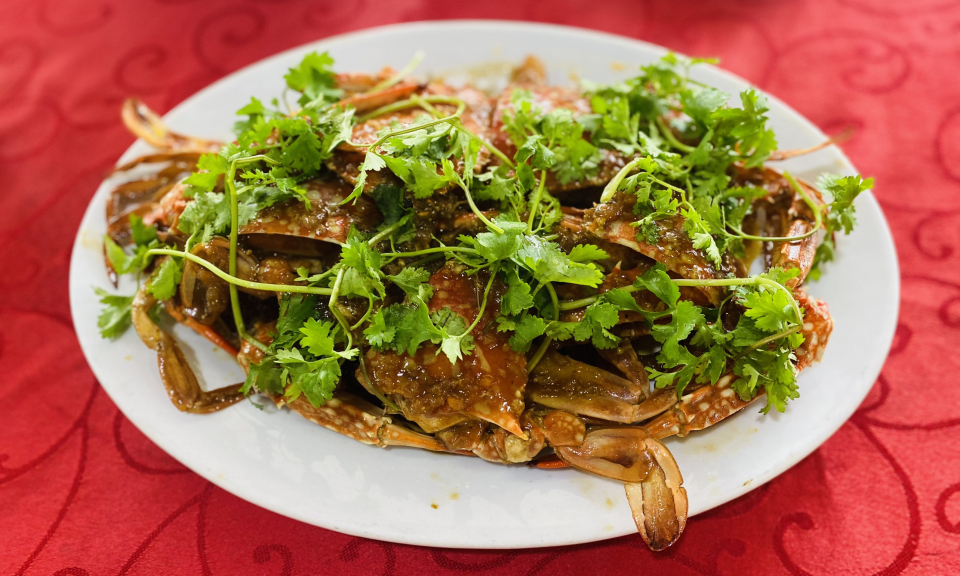 Ghẹ Trà Cổ rang me