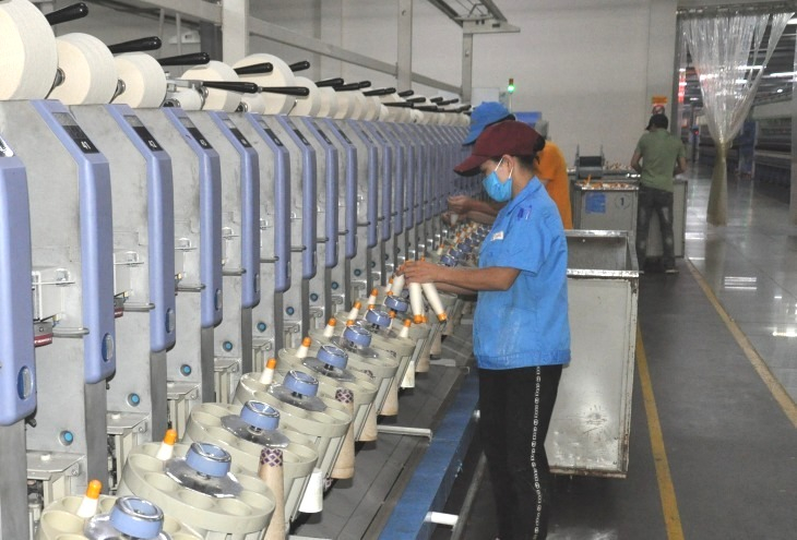 Lao động làm việc tại khu công nghiệp Texhong Hải Hà.