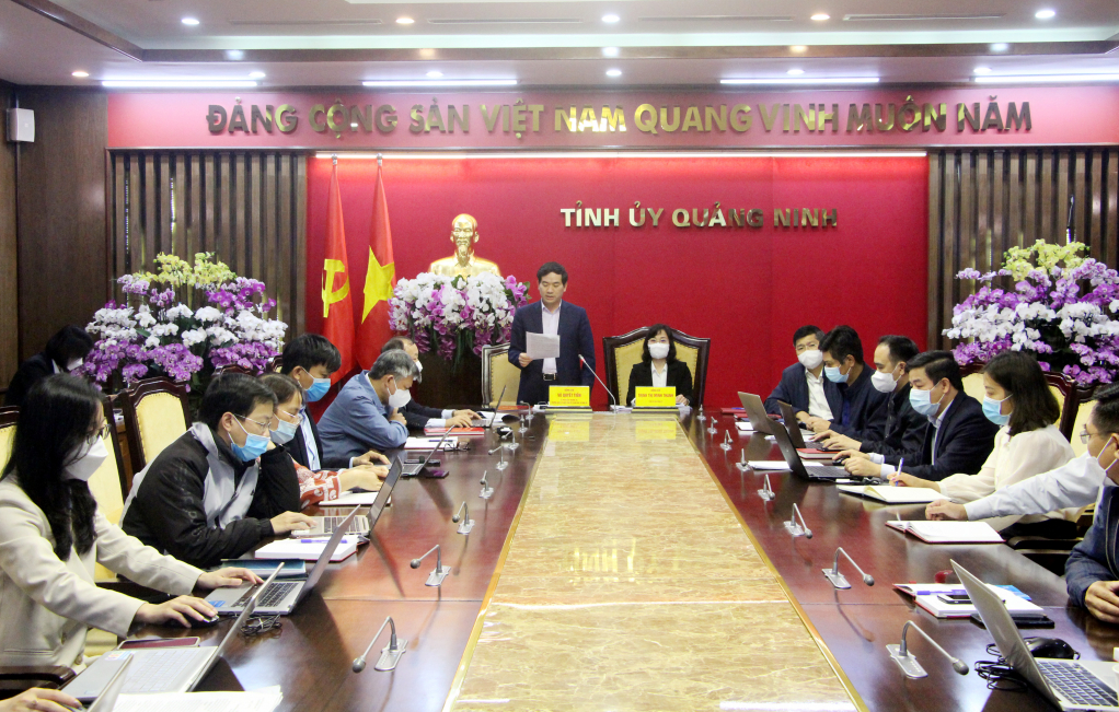 Tỉnh Quảng Ninh phát biểu tham luận tại hội thảo.