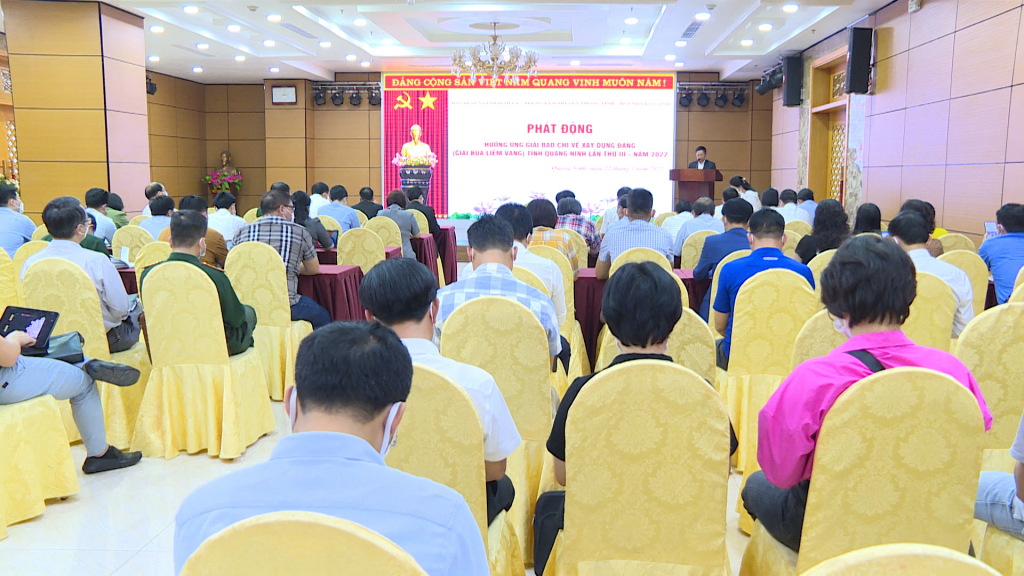 Ban Tuyên giáo tỉnh ủy phối hợp với Sở Thông tin truyền thông tỉnh, Trung tâm truyền thông tỉnh, Hội Nhà báo tỉnh phát động hưởng ứng giải báo chí về xây dựng đảng tỉnh Quảng Ninh lần thứ 3 năm 2022.