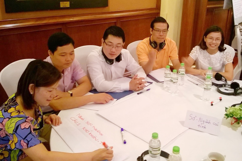 Anh Đỗ Anh Hòa tham dự hội thảo của Bộ LĐ-TB&XH về công tác bình đẳng giới.