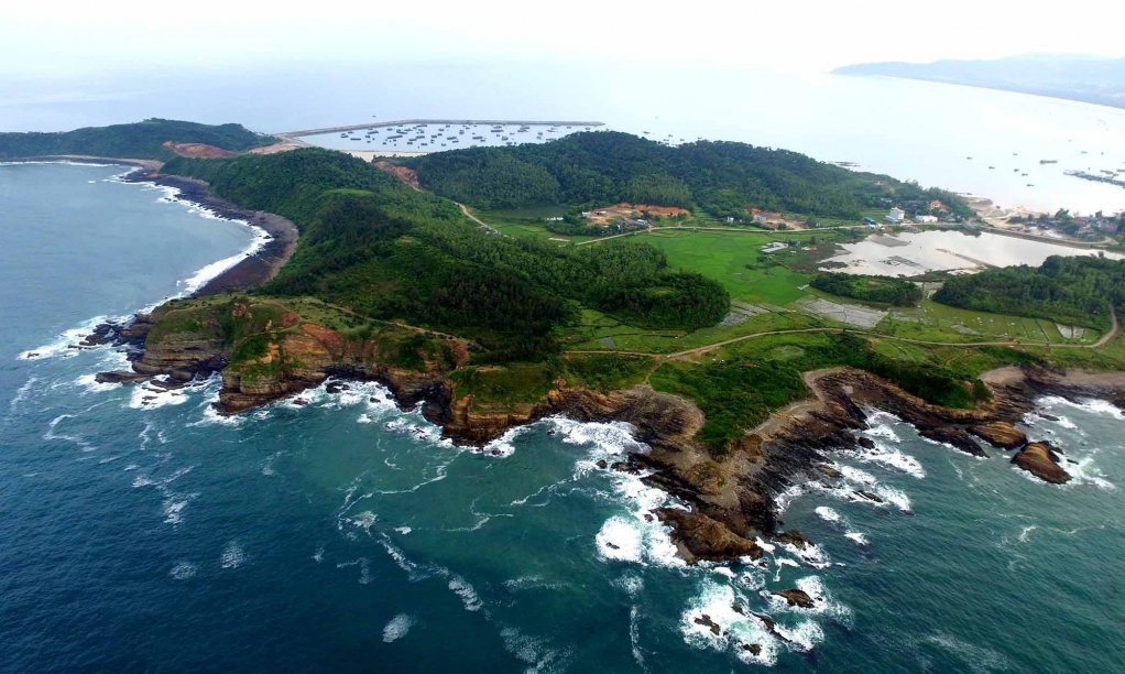 Đảo Cô Tô có nhiều tiềm năng phát triển điện gió. 