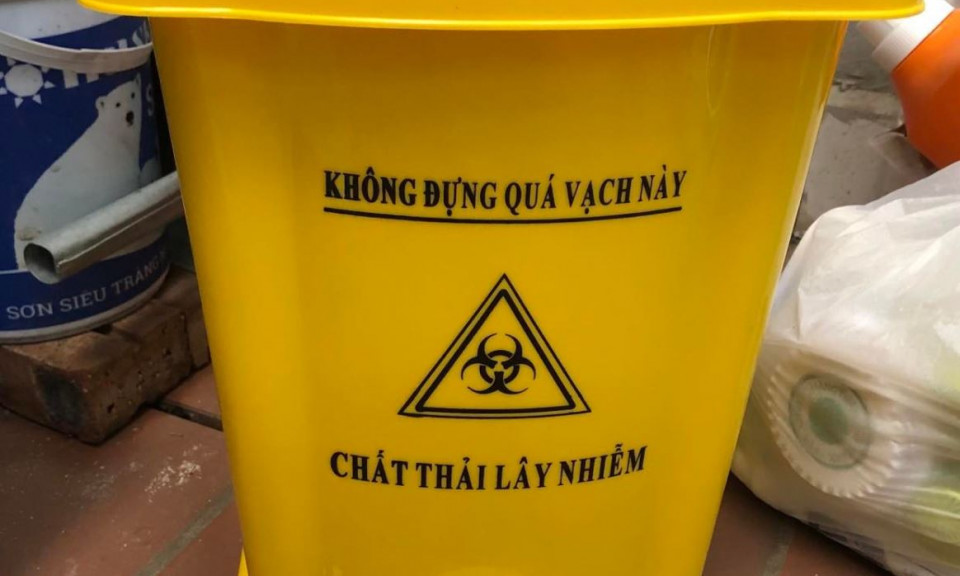 F0 cách ly tại nhà cần quản lý chất thải y tế như thế nào