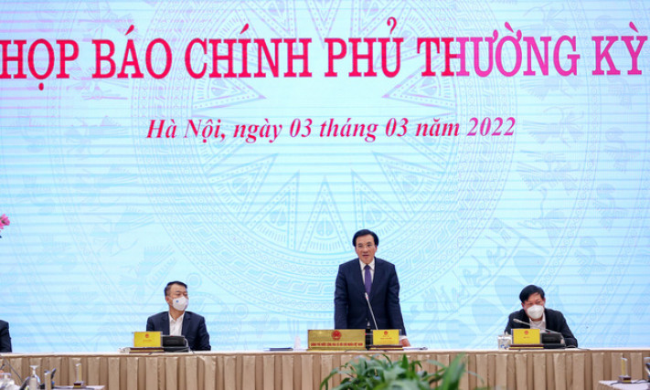 Họp báo Chính phủ thường kỳ tháng 2/2022