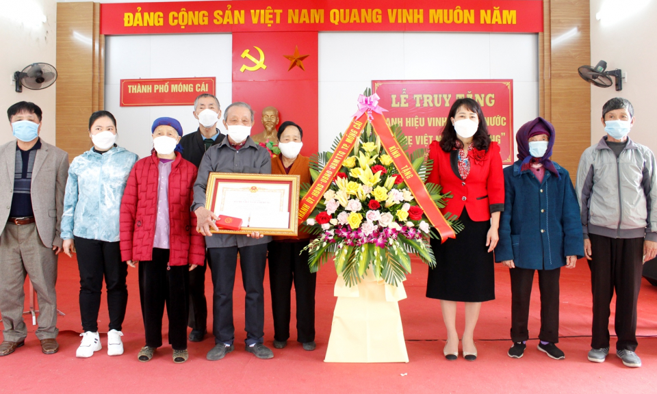 TP Móng Cái: Tổ chức lễ truy tặng danh hiệu “Bà mẹ Việt Nam Anh hùng”