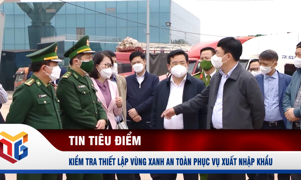 Phó Bí thư Thường trực Tỉnh uỷ kiểm tra thiết lập Vùng xanh an toàn tại TP Móng Cái